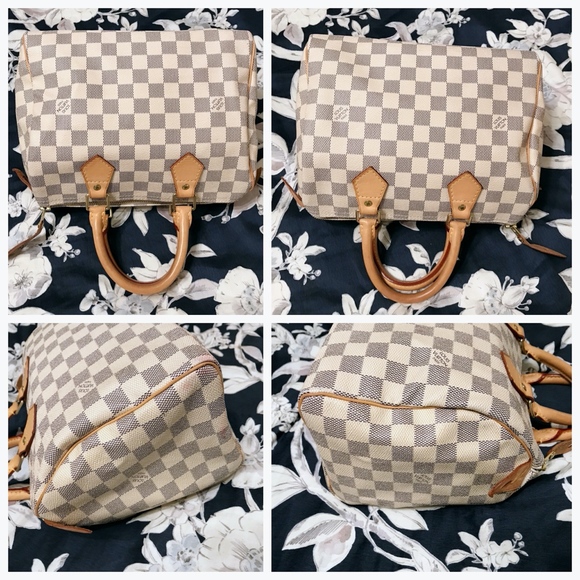 LOUIS VUITTON Speedy 25 Damier Azur - Picture 4 of 5